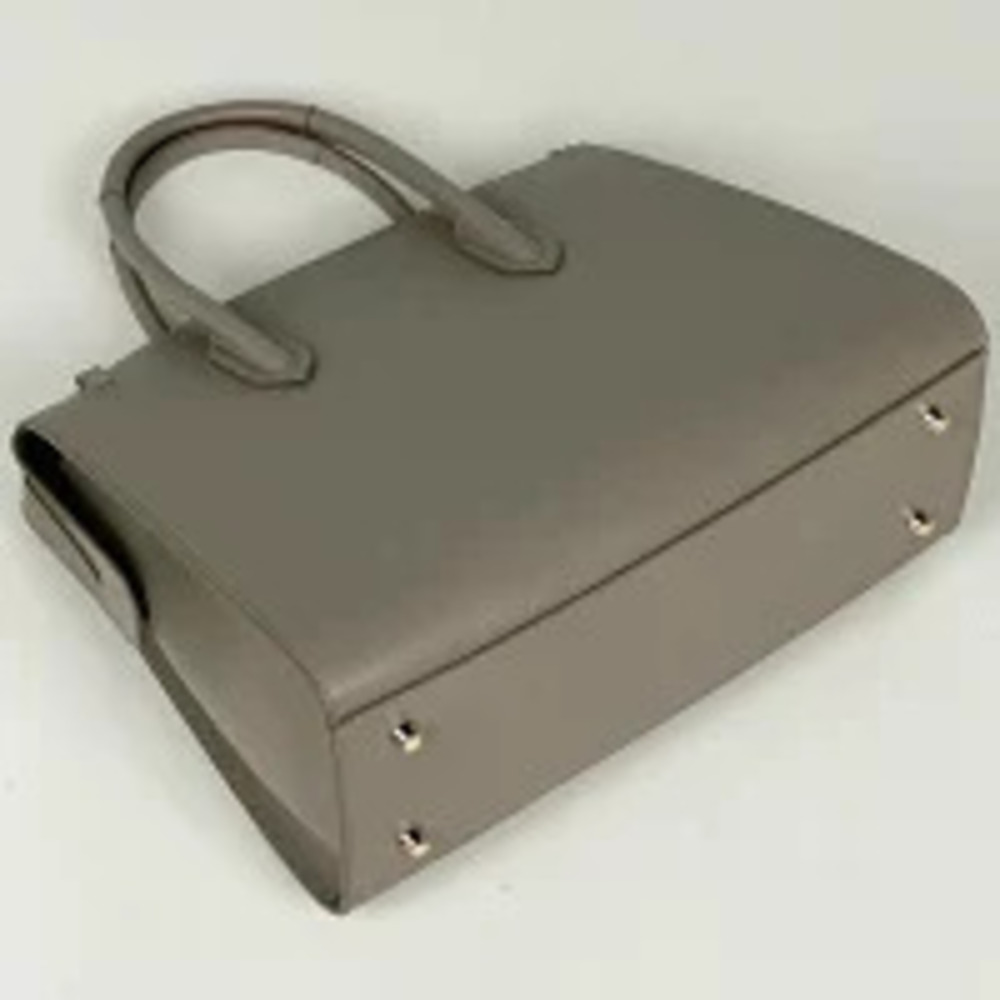 Furla Shoulder Bag Leather 2way Greige Gray